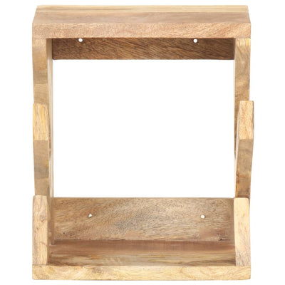Vidaxl wandskateboardhouder 25x20x30 cm massief mangohout