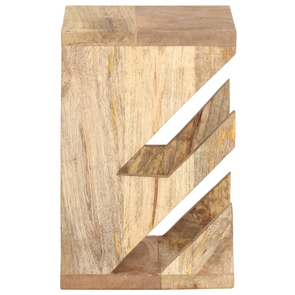 Vidaxl wandskateboardhouder 25x20x30 cm massief mangohout