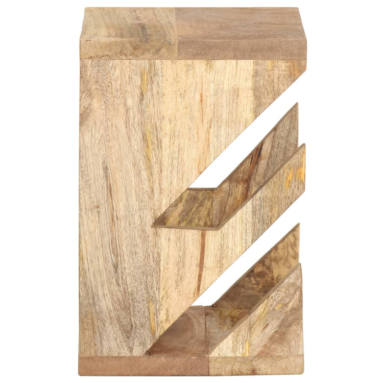 Vidaxl wandskateboardhouder 25x20x30 cm massief mangohout