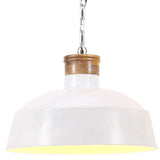 Vidaxl hanglamp industrieel e27 58 cm wit - afbeelding 1