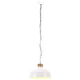 Vidaxl hanglamp industrieel e27 58 cm wit - afbeelding 2