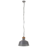 Vidaxl hanglamp industrieel e27 32 cm grijs - afbeelding 3