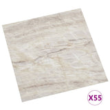 Vidaxl vloerplanken zelfklevend 55 st 5,11 m² pvc beige - afbeelding 2
