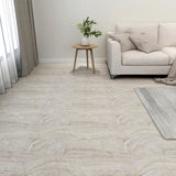 Vidaxl vloerplanken zelfklevend 55 st 5,11 m² pvc beige - afbeelding 1