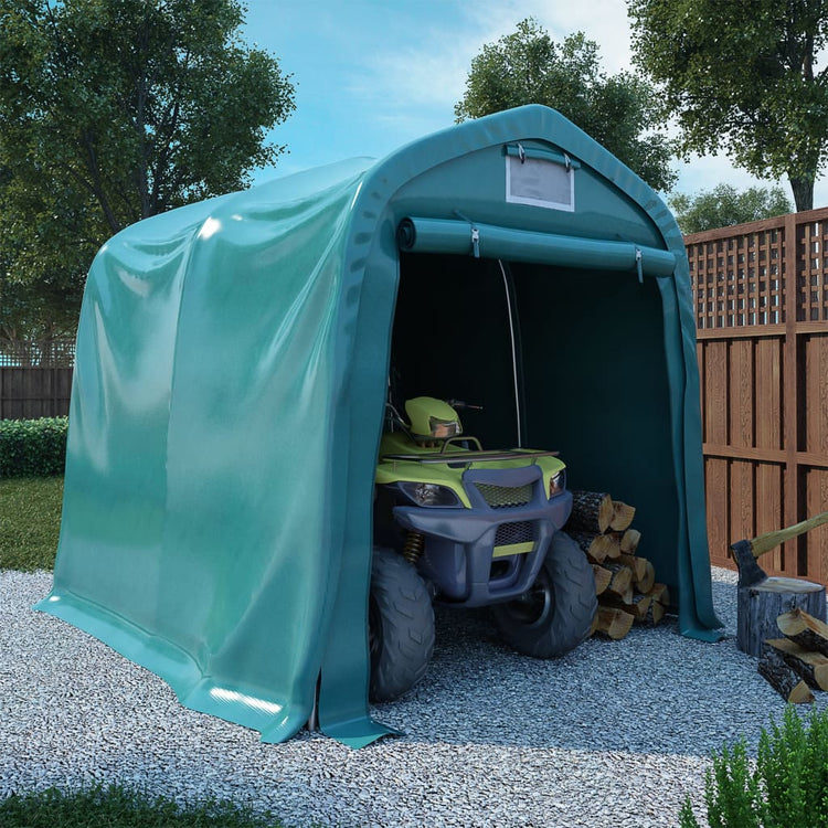VidaXL Garagetent 1,6x2,4 m PVC groen