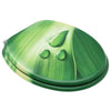 Vidaxl toiletbrillen met deksel 2 st waterdruppel mdf groen