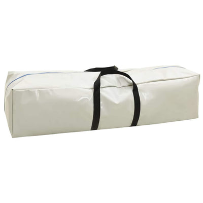 Vidaxl gymnastiekmat met pomp opblaasbaar 60x100x10 cm pvc blauw