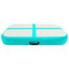 Vidaxl gymnastiekmat met pomp opblaasbaar 60x100x15 cm pvc groen