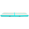 Vidaxl gymnastiekmat met pomp opblaasbaar 500x100x15 cm pvc groen