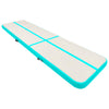 Vidaxl gymnastiekmat met pomp opblaasbaar 600x100x20 cm pvc groen
