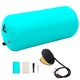 Vidaxl gymnastiekrol met pomp opblaasbaar 120x90 cm pvc groen