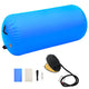 Vidaxl gymnastiekrol met pomp opblaasbaar 120x90 cm pvc blauw