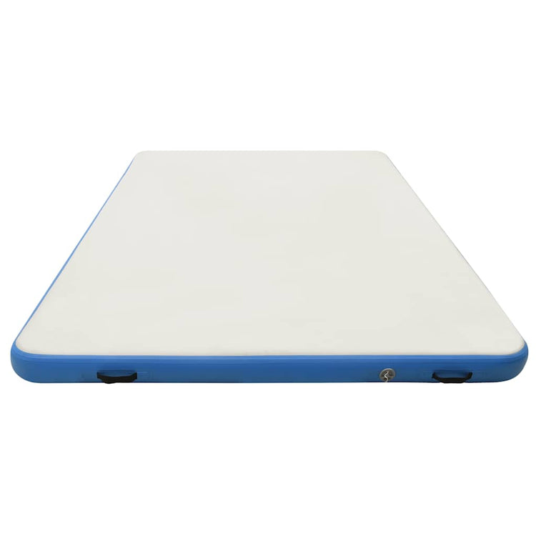 Vidaxl vlot opblaasbaar 200x150x15 cm blauw en wit