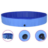 Vidaxl hondenzwembad inklapbaar 200x30 cm pvc blauw - afbeelding 1