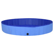 Vidaxl hondenzwembad inklapbaar 200x30 cm pvc blauw - afbeelding 3