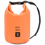 VidaXL Drybag 5 L PVC oranje - afbeelding 1