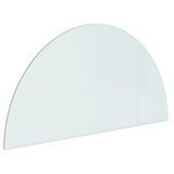 Vidaxl glasplaat voor open haard halfrond 1000x500 mm - afbeelding 2