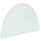 Vidaxl glasplaat voor open haard halfrond 1000x600 mm - afbeelding 2