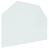 Vidaxl glasplaat openhaard zeshoekig 80x60 cm - afbeelding 2