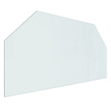 Vidaxl glasplaat openhaard zeshoekig 100x50 cm - afbeelding 2