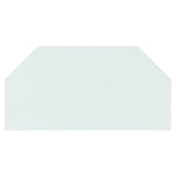 Vidaxl glasplaat openhaard zeshoekig 100x50 cm - afbeelding 3