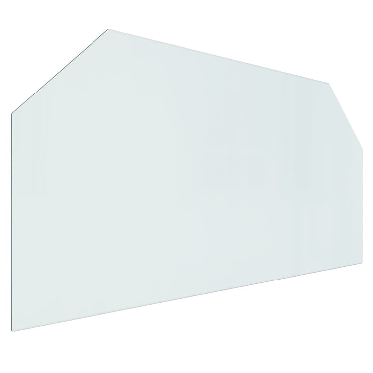 Vidaxl glasplaat openhaard zeshoekig 120x60 cm