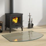 Vidaxl glasplaat openhaard 80x60 cm - afbeelding 1