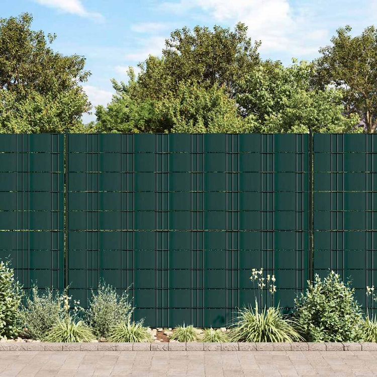Vidaxl privacystrips 35x0,19 m pvc matgroen