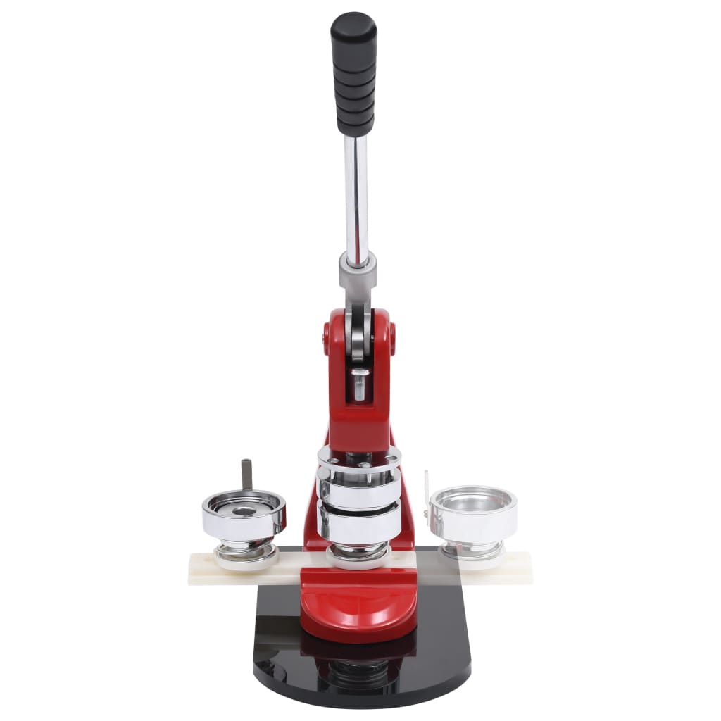 Vidaxl buttonmachine met 500 st buttononderdelen 44 mm