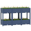 Vidaxl plantenbak verhoogd 120x40x71 cm polypropyleen