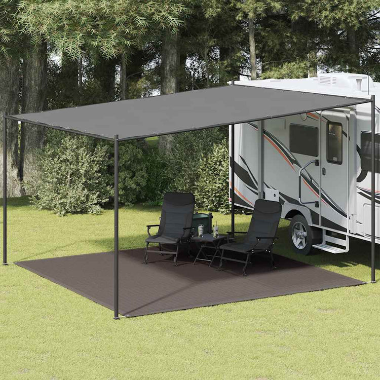 Vidaxl tenttapijt 400x400 cm antracietkleurig