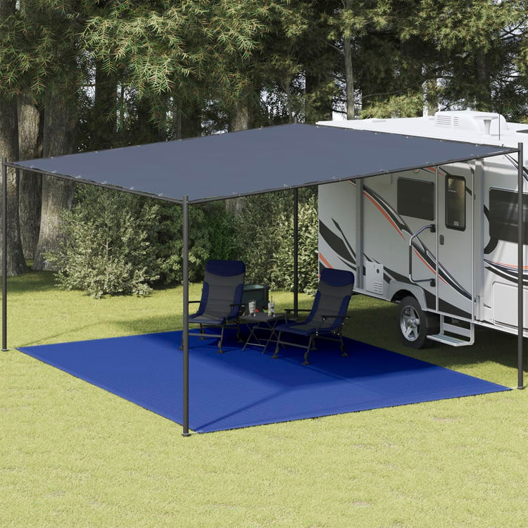 Vidaxl tenttapijt 400x500 cm hdpe blauw