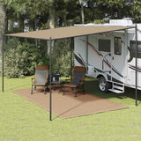 Vidaxl tenttapijt 200x400 cm taupe - afbeelding 1