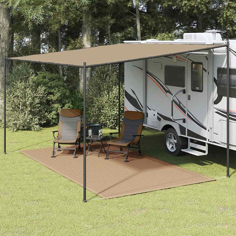 Vidaxl tenttapijt 200x400 cm taupe
