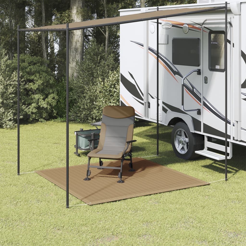 VidaXL Tenttapijt 250x250 cm taupe