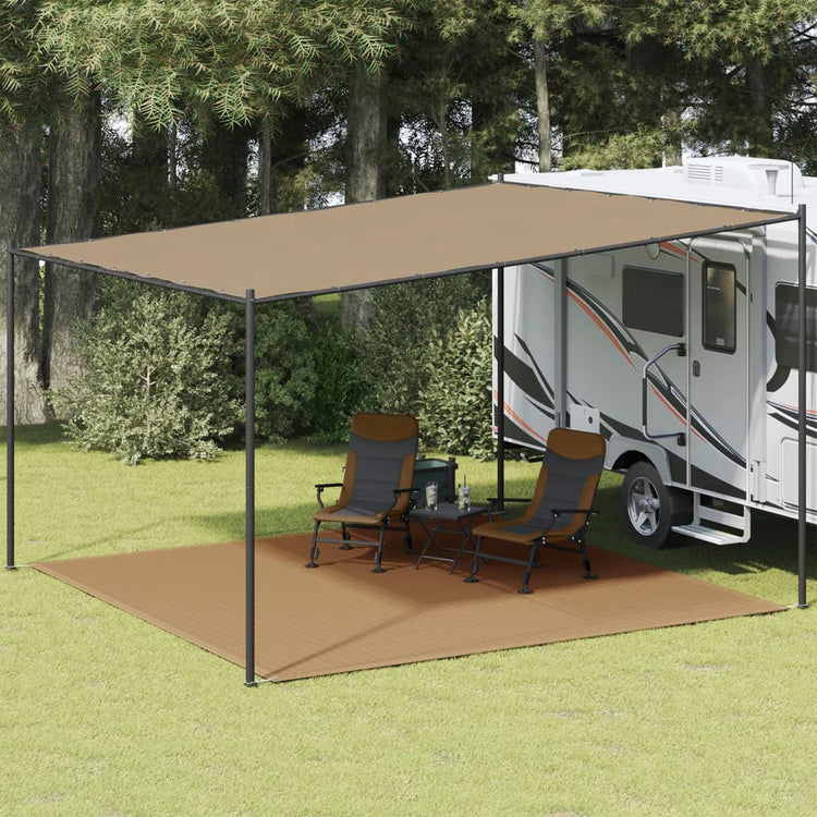 Vidaxl tenttapijt 400x400 cm taupe