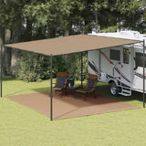 Vidaxl tenttapijt 400x500 cm taupe - afbeelding 1