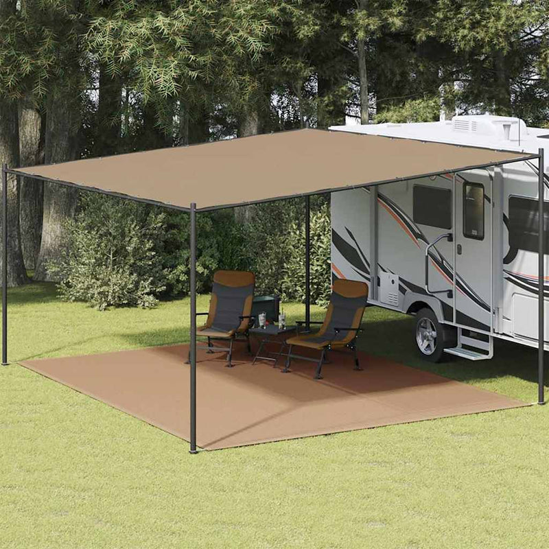 Vidaxl tenttapijt 400x500 cm taupe