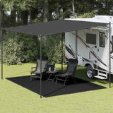 Vidaxl tenttapijt 300x400 cm zwart - afbeelding 1