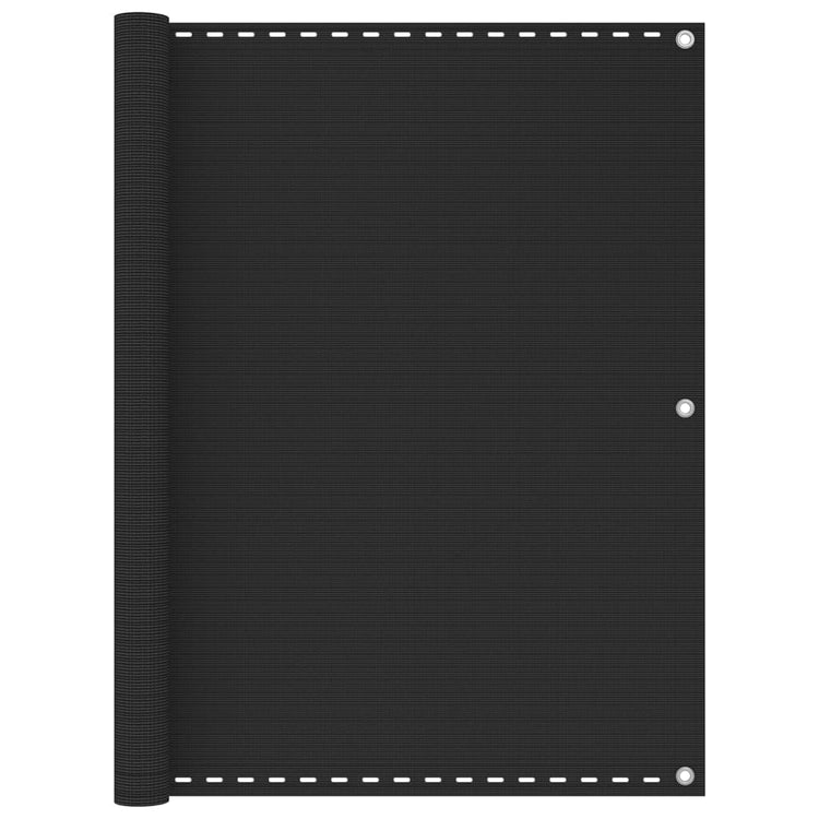 Vidaxl balkonscherm 120x400 cm hdpe antracietkleurig