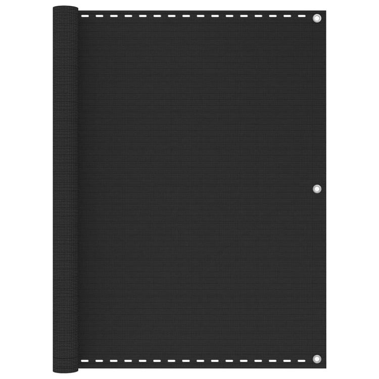Vidaxl balkonscherm 120x600 cm hdpe antracietkleurig