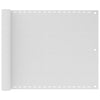 Vidaxl balkonscherm 75x300 cm hdpe wit