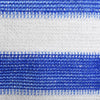 Vidaxl balkonscherm 75x500 cm hdpe blauw en wit