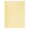 VidaXL Balkonscherm 120x300 cm HDPE beige