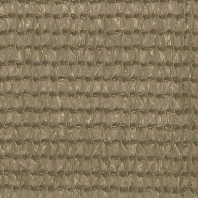 Vidaxl balkonscherm 120x500 cm hdpe taupe