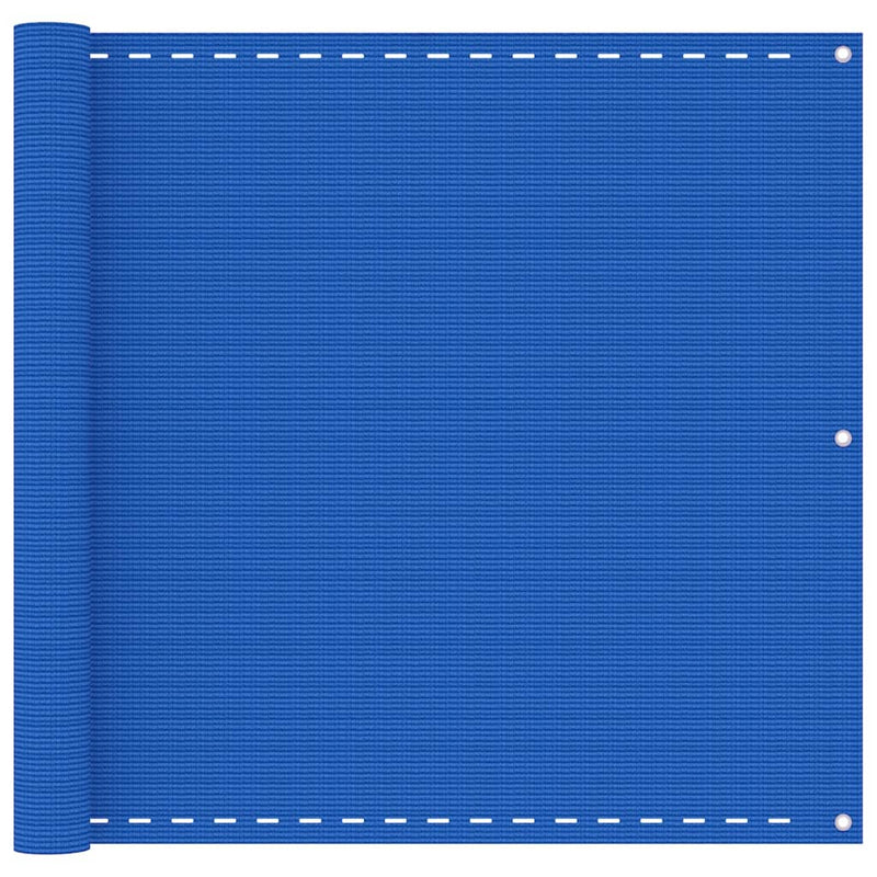 VidaXL Balkonscherm 90x600 cm HDPE blauw