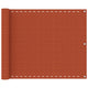 Vidaxl balkonscherm 75x300 cm hdpe oranje