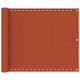 Vidaxl balkonscherm 75x500 cm hdpe oranje