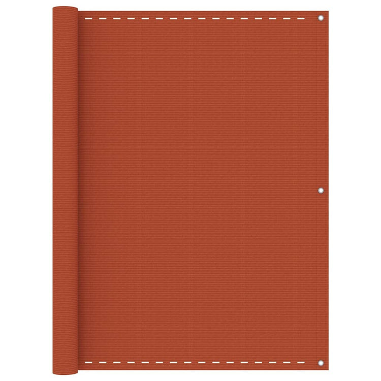 VidaXL Balkonscherm 120x300 cm HDPE oranje