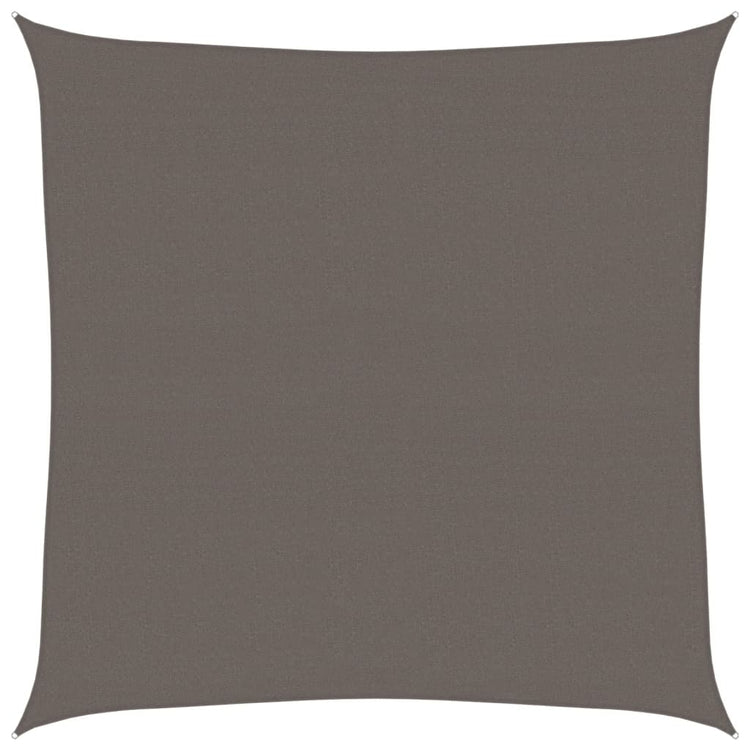 Vidaxl zonnezeil 160 g m² 7x7 m hdpe antracietkleurig